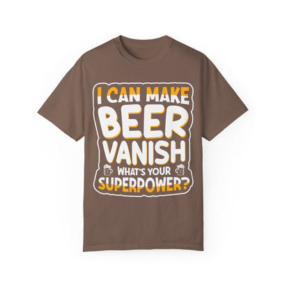 Unisex-T-Shirt aus stückgefärbtem Material