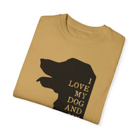 Unisex-T-Shirt aus stückgefärbtem Material