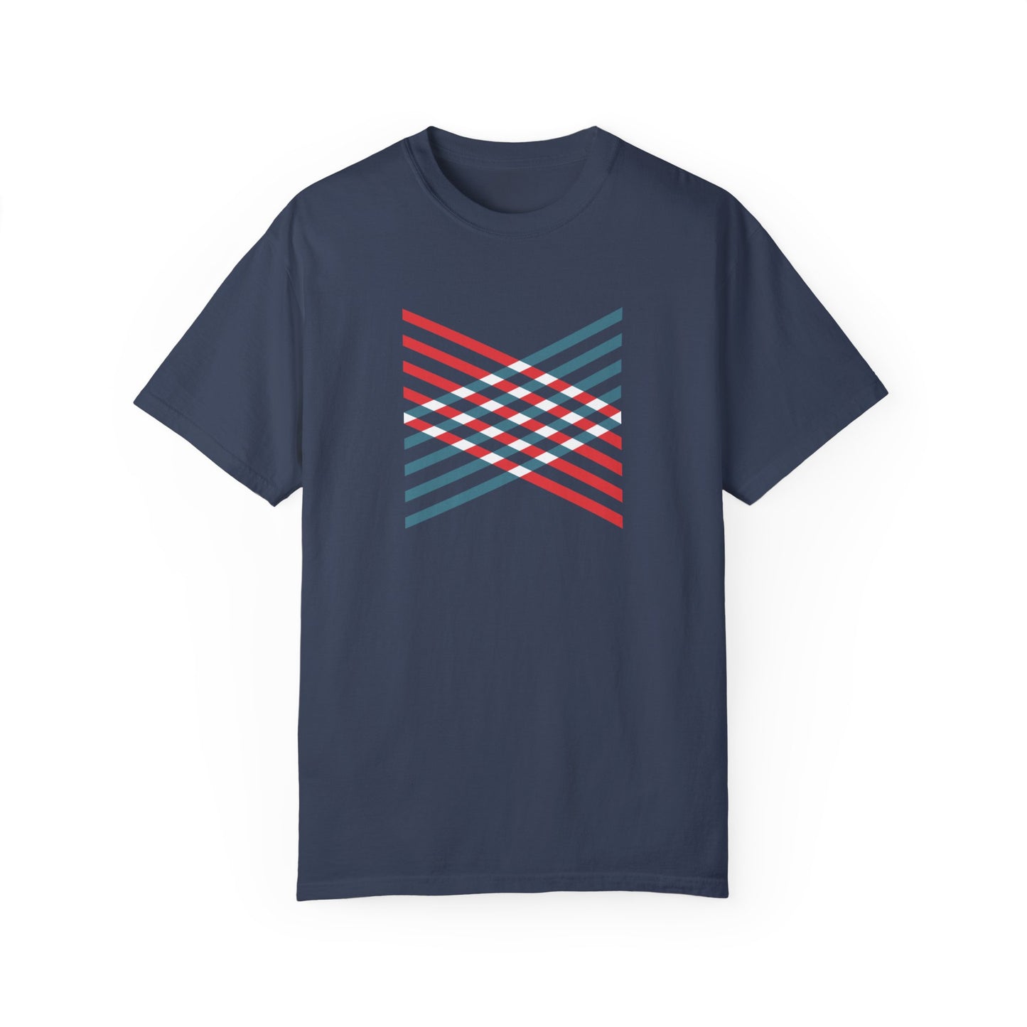 (Geometry)Unisex Garment-Dyed T-shirt