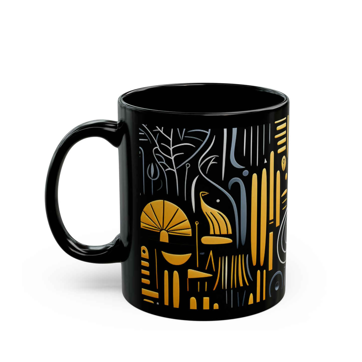 Mug artistic touch ceramic mug 11oz.