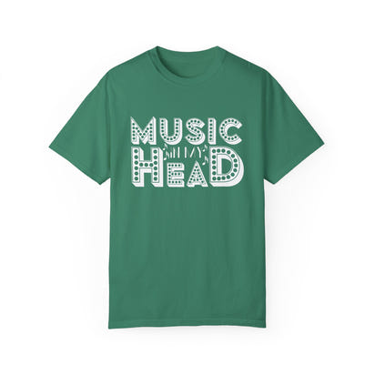 (Música)Camiseta unisex teñida en prenda