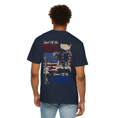 Militärisches Unisex-T-Shirt, stückgefärbt