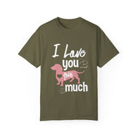 Camiseta unisex teñida en prenda