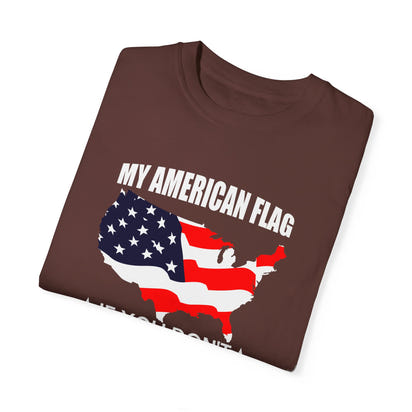 Militärisches Unisex-T-Shirt, stückgefärbt