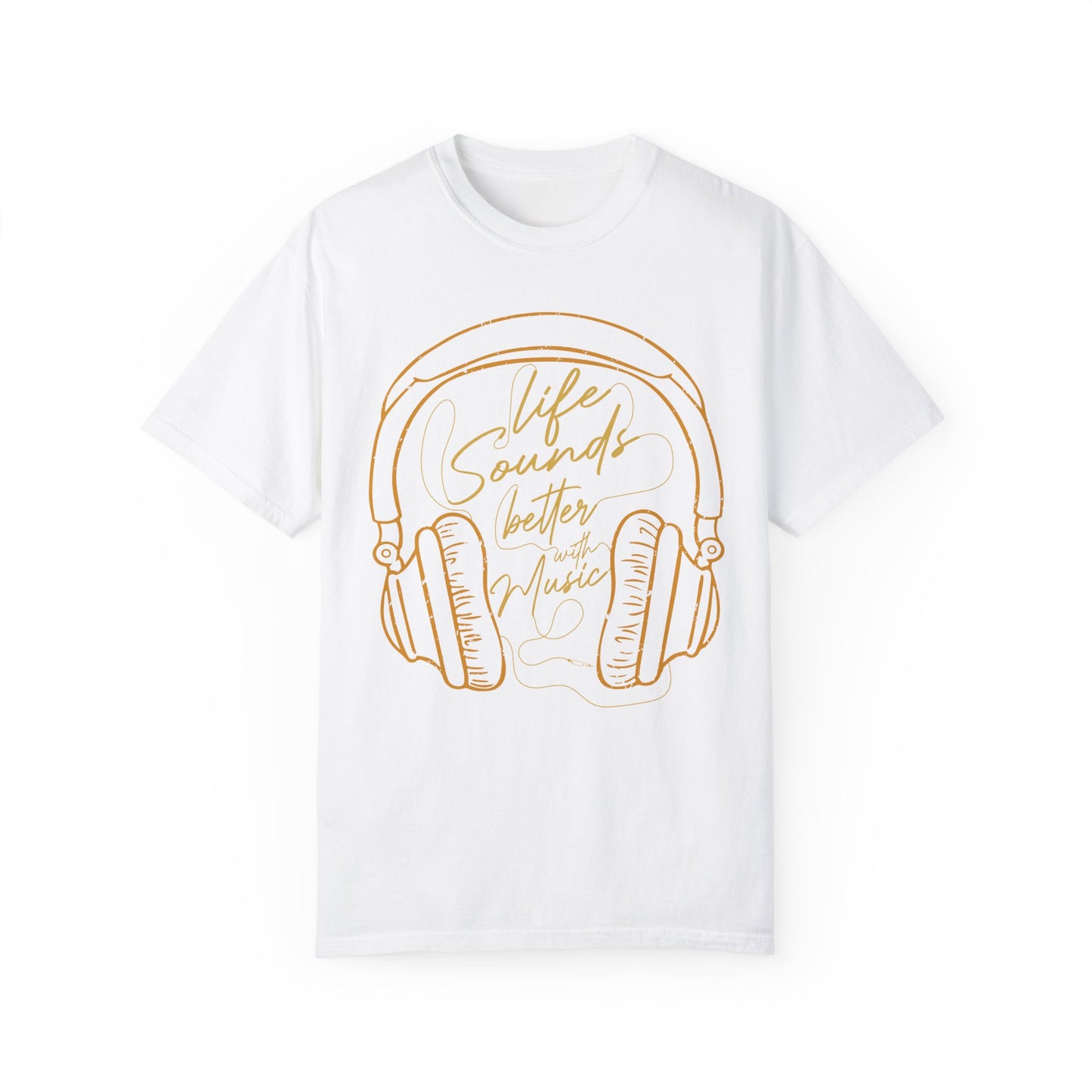 (Music)Unisex Garment-Dyed T-shirt