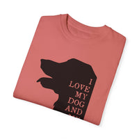 Unisex-T-Shirt aus stückgefärbtem Material