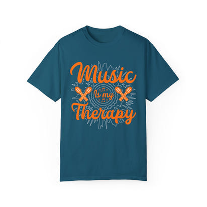 (Música)Camiseta unisex teñida en prenda