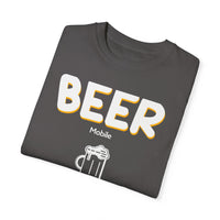 Unisex-T-Shirt mit Alkohol-Motiv, stückgefärbt