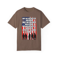 Militärisches Unisex-T-Shirt, stückgefärbt