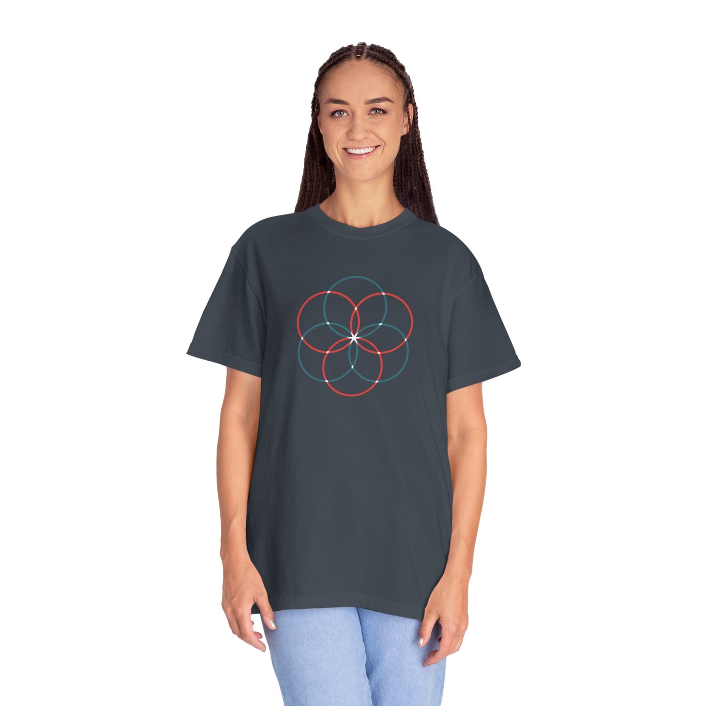 Geometry Unisex Garment-Dyed T-shirt