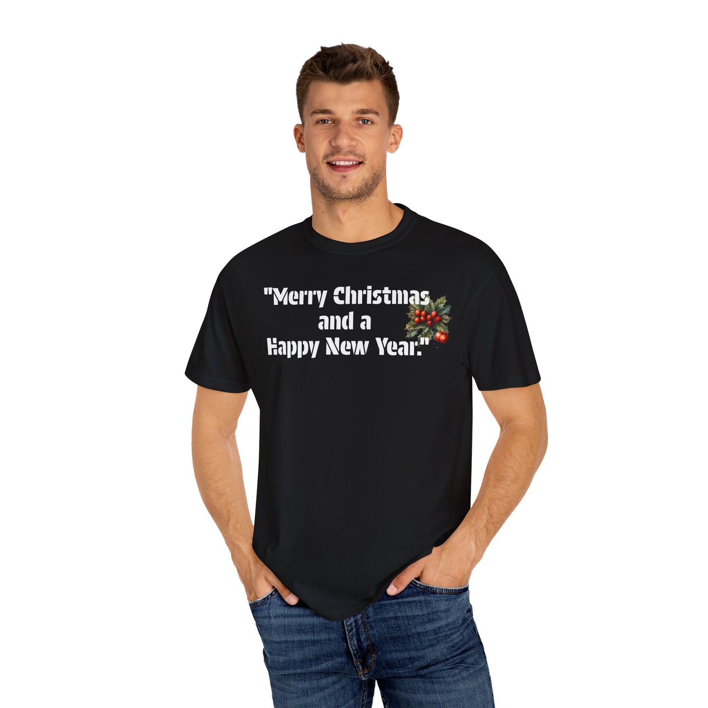 Christmas Unisex Garment-Dyed T-shirt 2