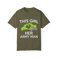 Militärisches Unisex-T-Shirt, stückgefärbt