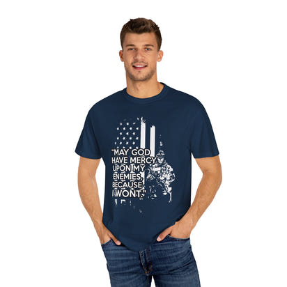 Militärisches Unisex-T-Shirt, stückgefärbt