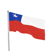 Bandera vibrante de doble cara para decoración del hogar y el jardín, bandera para exteriores, bandera de Chile, pancarta decorativa, decoración de patio, orgullo nacional