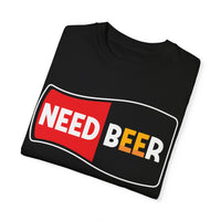 Unisex-T-Shirt aus stückgefärbtem Material