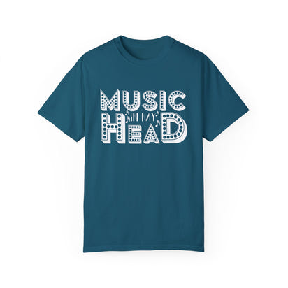(Música)Camiseta unisex teñida en prenda