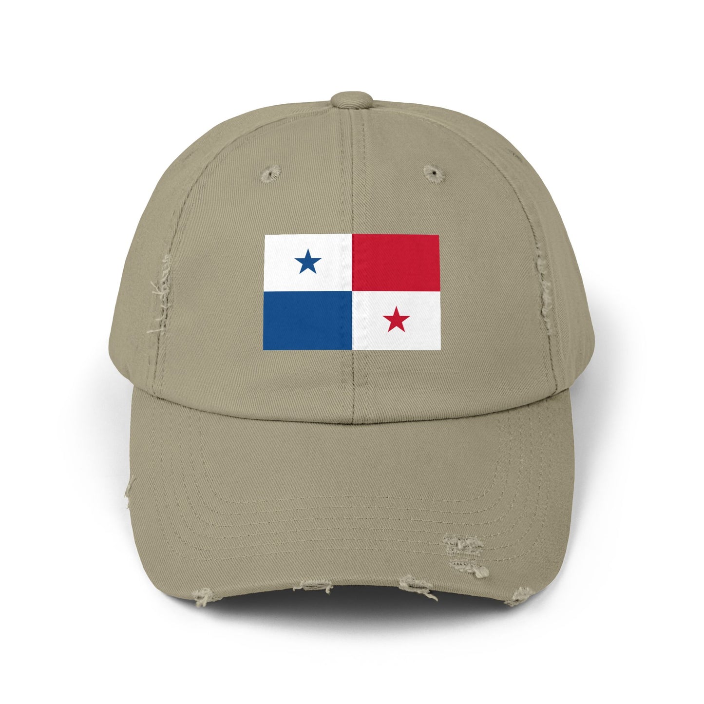 Panama-Flagge-Cap im Used-Look, Unisex-Freizeitmütze, Outdoor-Ausrüstung, Geschenk für Reisende, Sommeraccessoire, Sportmütze