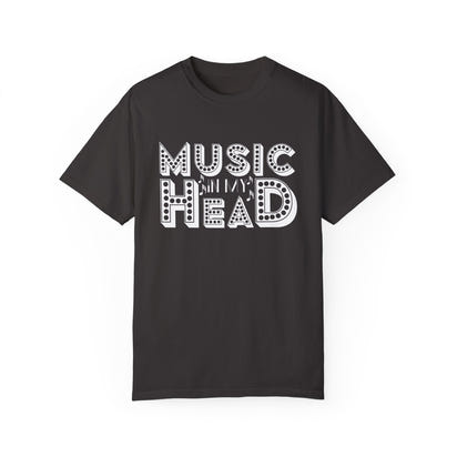 (Música)Camiseta unisex teñida en prenda