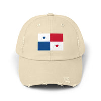 Panama-Flagge-Cap im Used-Look, Unisex-Freizeitmütze, Outdoor-Ausrüstung, Geschenk für Reisende, Sommeraccessoire, Sportmütze