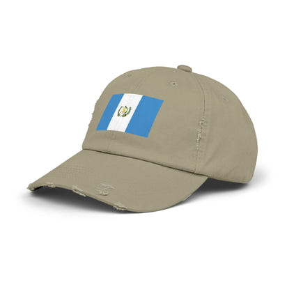Guatemalan Flag Distressed Cap, Unisex Baseball Hat for Summer, Travel, Gifts, Outdoor Events