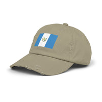 Guatemalan Flag Distressed Cap, Unisex Baseball Hat for Summer, Travel, Gifts, Outdoor Events