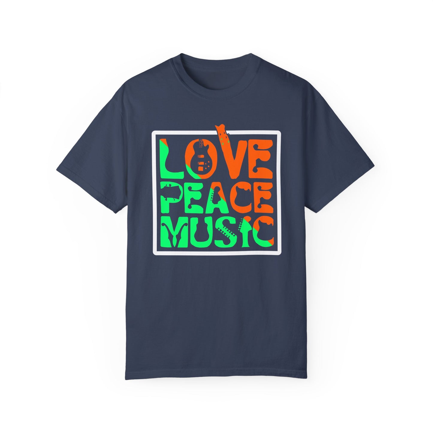 (Music)Unisex Garment-Dyed T-shirt