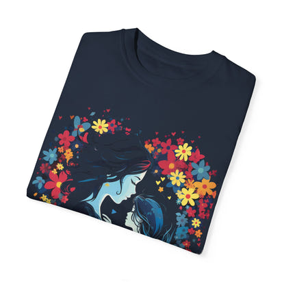 Camiseta unisex teñida con toque artístico (Madre)