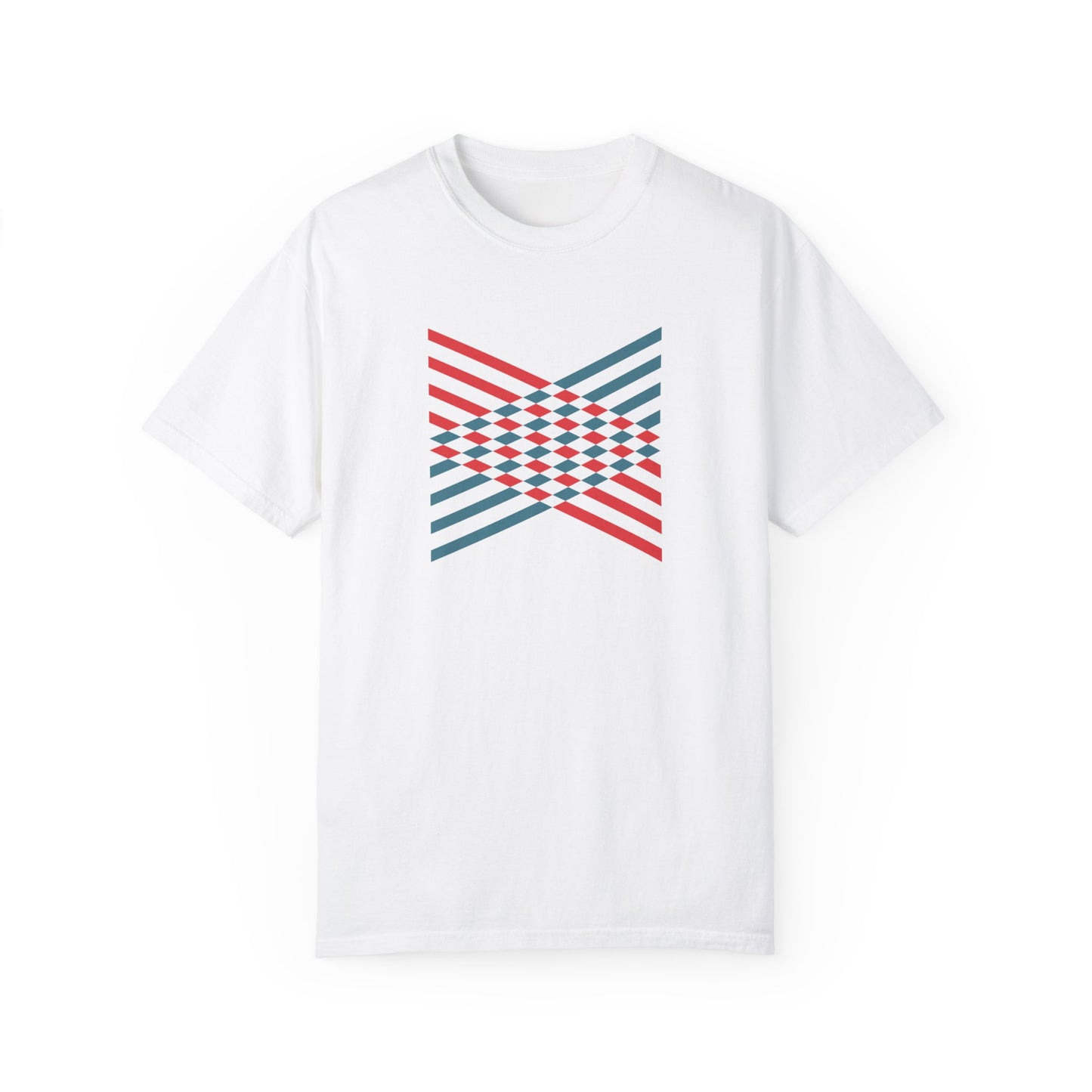 (Geometry)Unisex Garment-Dyed T-shirt