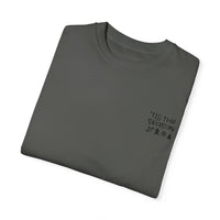 Unisex-T-Shirt aus stückgefärbtem Material