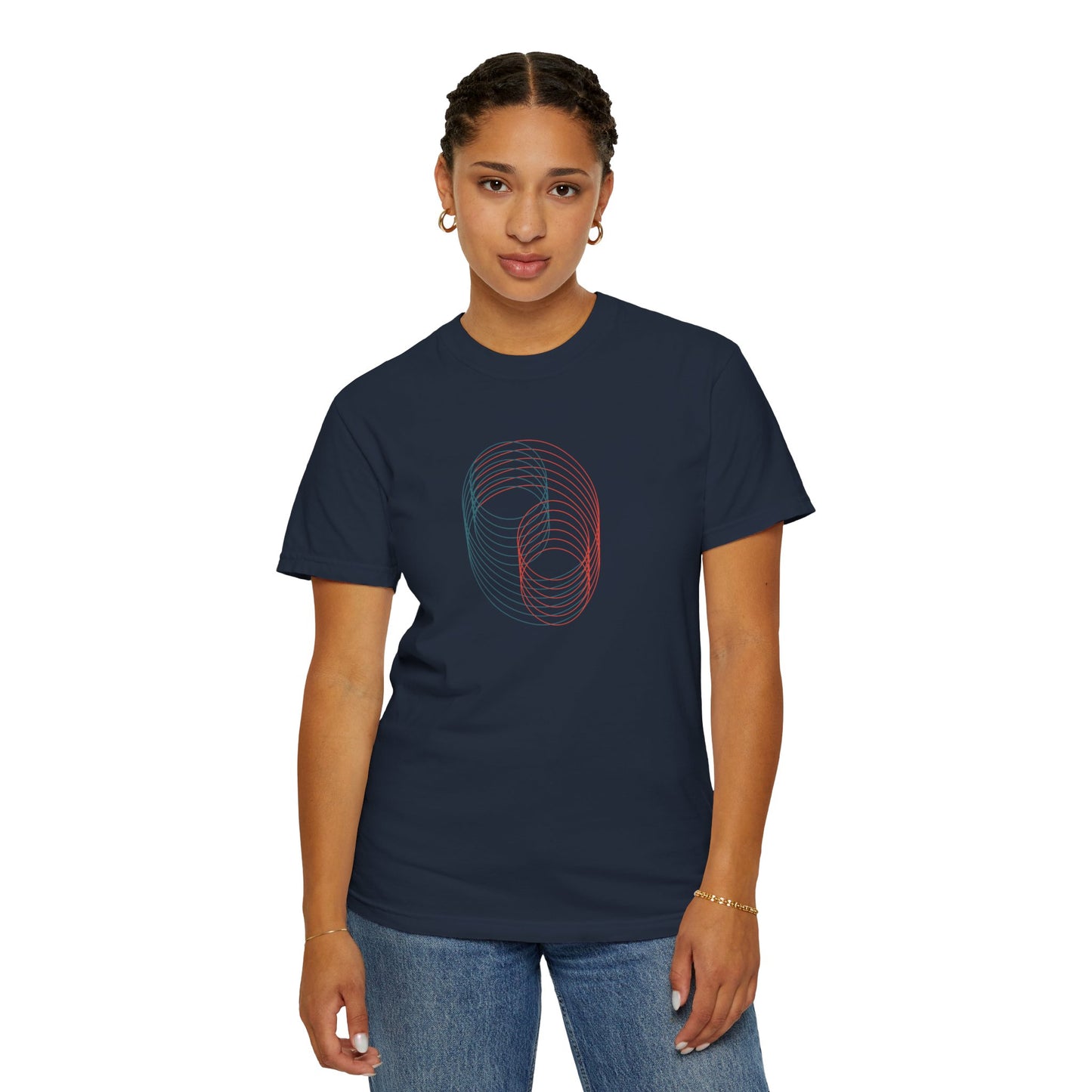 Geometry Unisex Garment-Dyed T-shirt