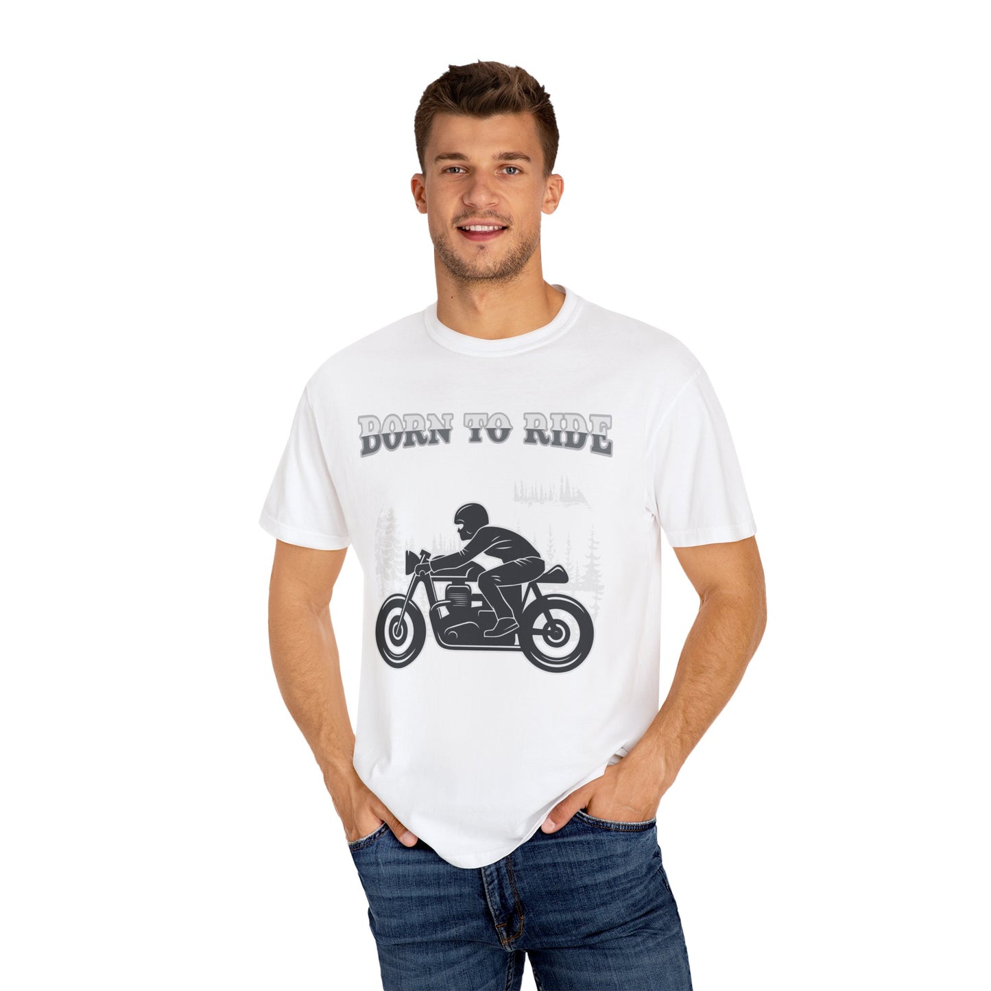 (Motorbike) Unisex Garment-Dyed T-shirt