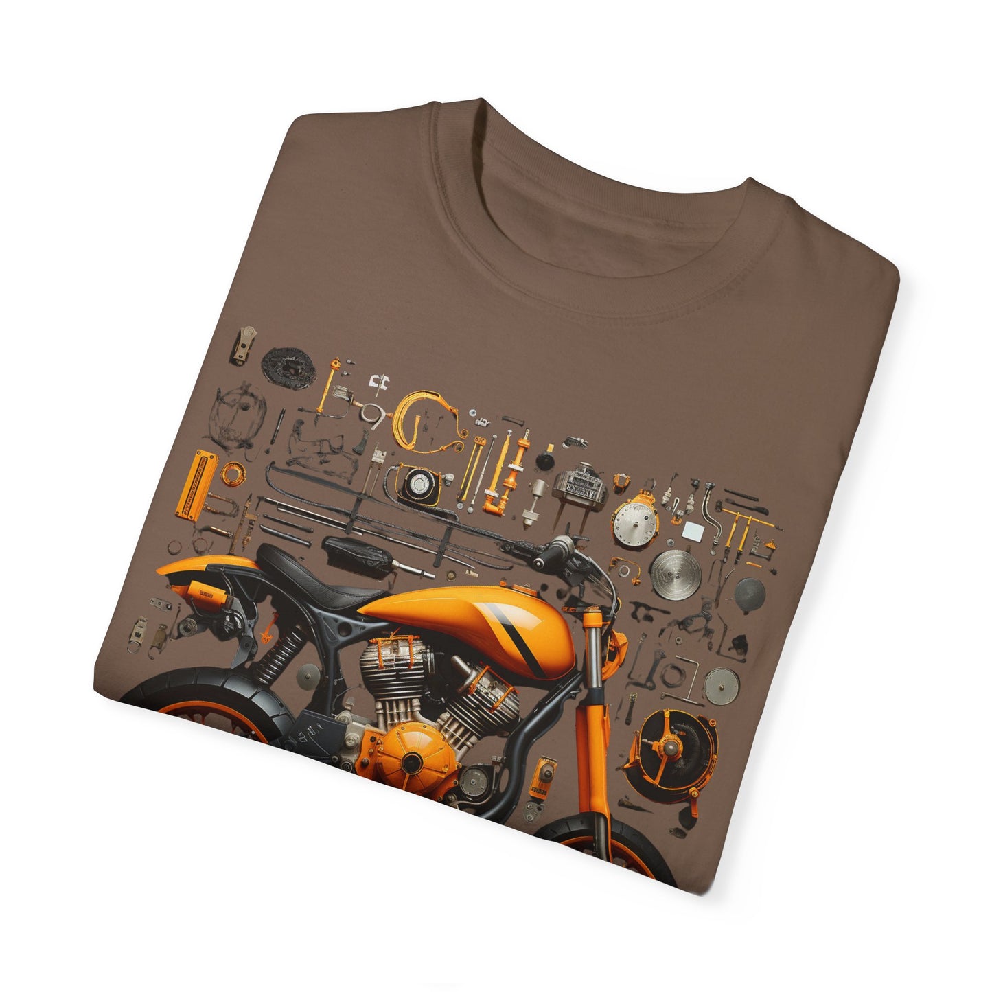 Artistic touch (Motorbike) Unisex Garment-Dyed T-shirt