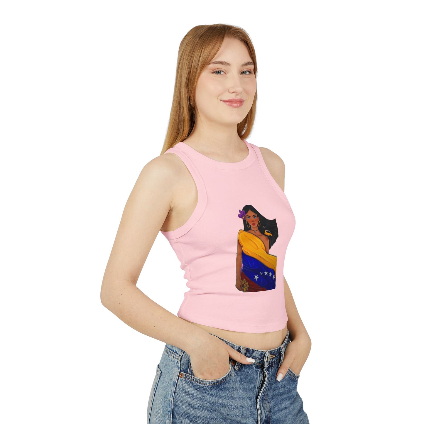 Venezolanisches Stolz-Tanktop für Damen – Lebendiges Design