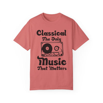 (Música)Camiseta unisex teñida en prenda
