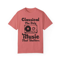 (Música)Camiseta unisex teñida en prenda