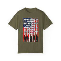 Militärisches Unisex-T-Shirt, stückgefärbt