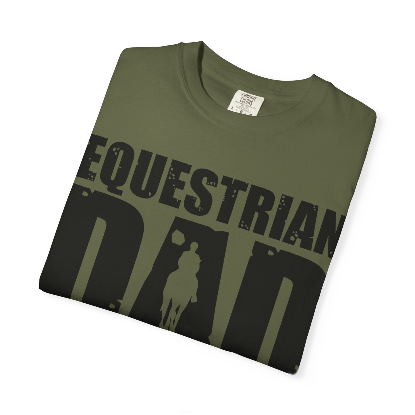 Camiseta para papá ecuestre, regalo único para el Día del Padre, regalo para amantes de los caballos, camiseta unisex informal, ropa para papá que monta a caballo