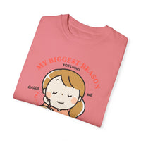 Unisex-T-Shirt aus stückgefärbtem Material