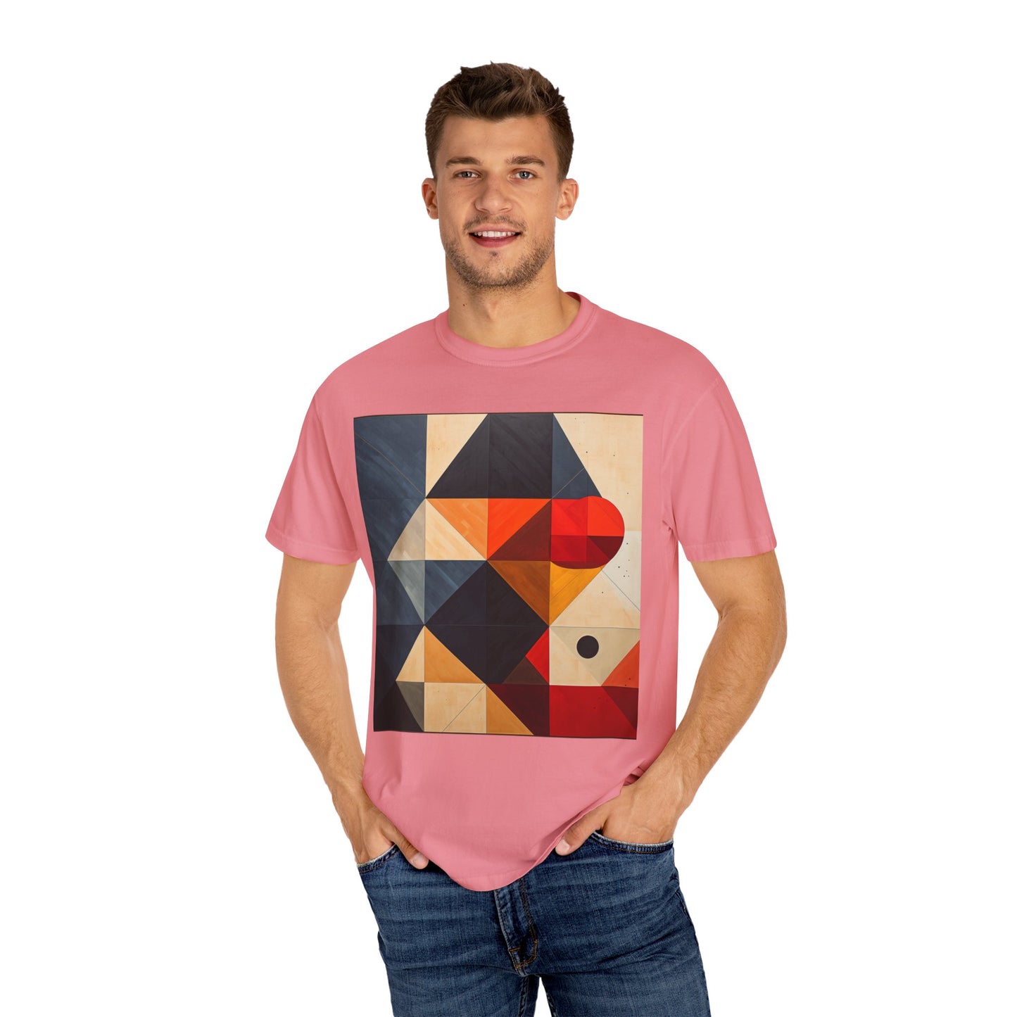 Artistic touch (Geometry) Unisex Garment-Dyed T-shirt