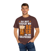 Unisex-T-Shirt aus stückgefärbtem Material