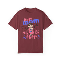 Unisex-T-Shirt aus stückgefärbtem Material