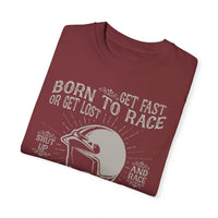 (Motorrad) Unisex-T-Shirt, stückgefärbt