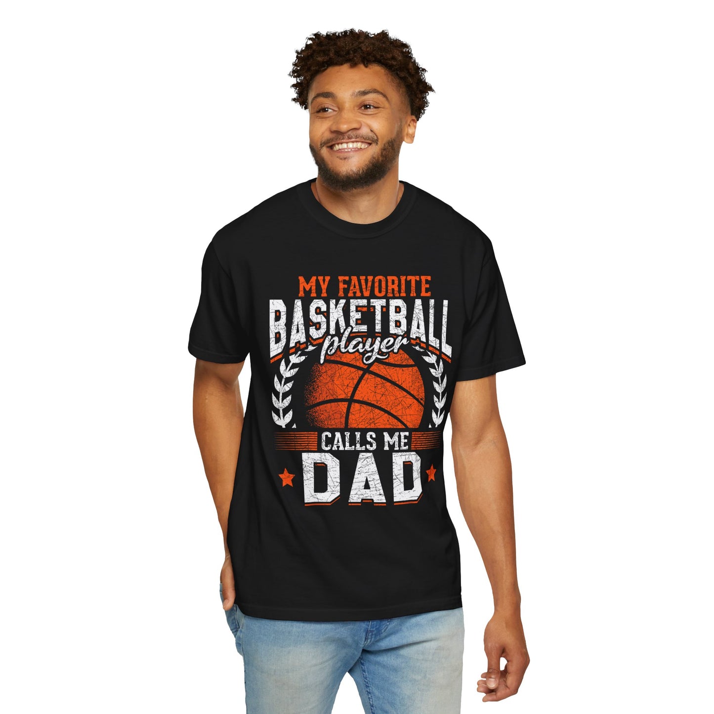 Basketballspieler-T-Shirt für Väter, Geschenkidee für Väter, Basketballbekleidung, Unisex-T-Shirt, Vatertagsgeschenk, Sportshirt