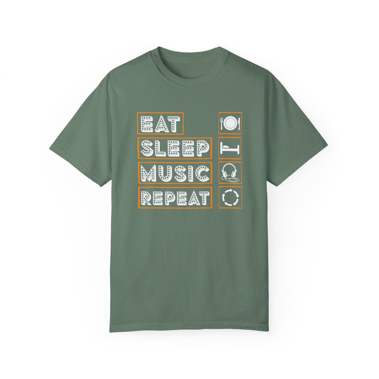 (Music)Unisex Garment-Dyed T-shirt