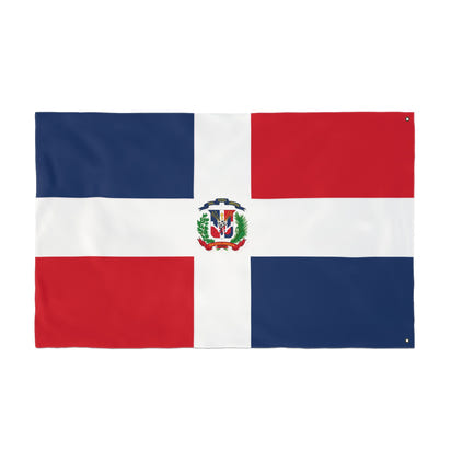 Bandera de República Dominicana de doble cara, decoración de exteriores, barbacoa de verano, orgullo nacional, hogar y jardín, eventos deportivos, regalos