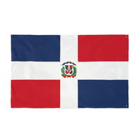 Bandera de República Dominicana de doble cara, decoración de exteriores, barbacoa de verano, orgullo nacional, hogar y jardín, eventos deportivos, regalos