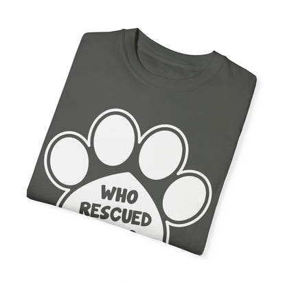 Unisex-T-Shirt aus stückgefärbtem Material