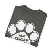 Unisex-T-Shirt aus stückgefärbtem Material