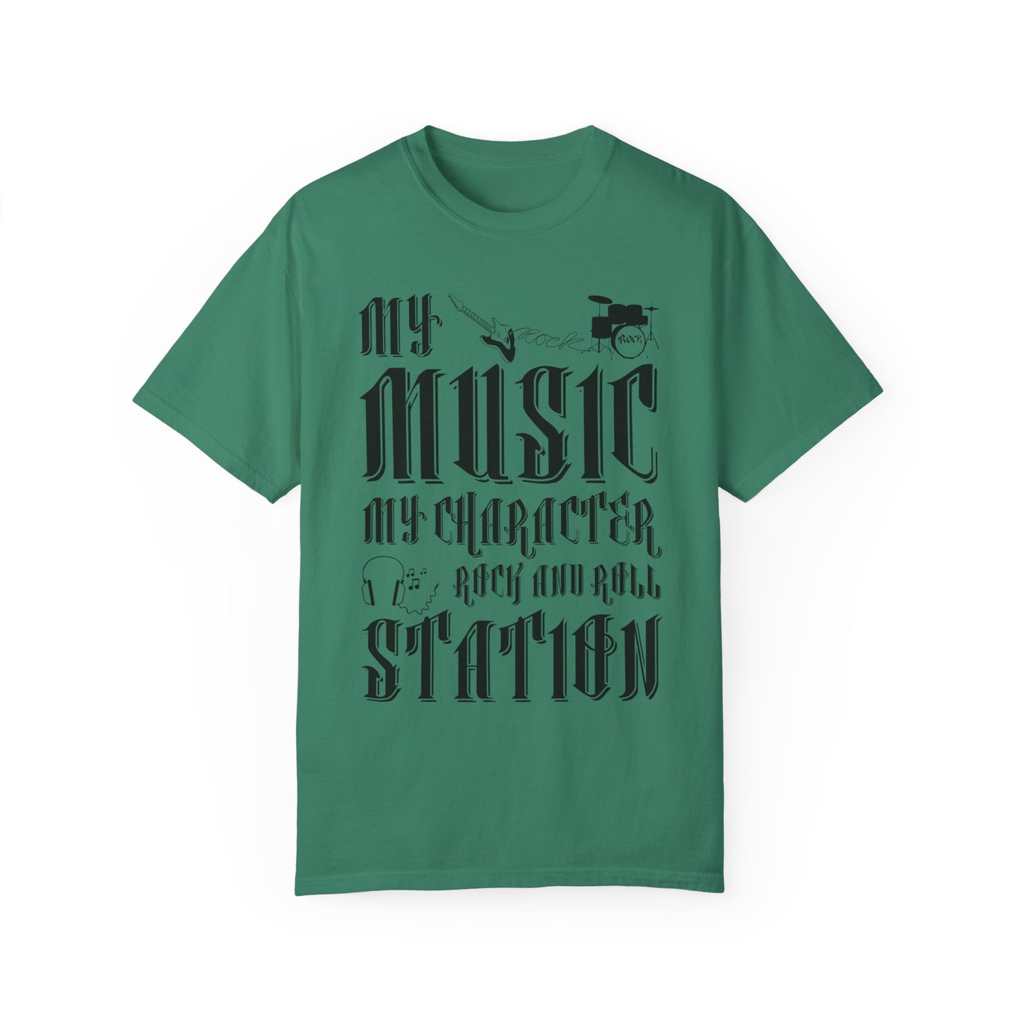 (Music)Unisex Garment-Dyed T-shirt