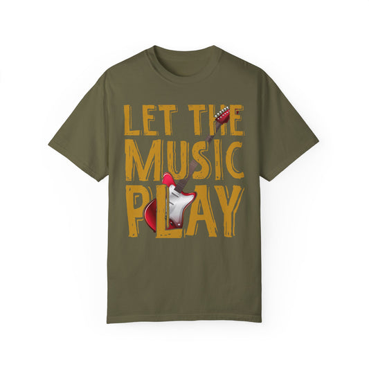 (Music)Unisex Garment-Dyed T-shirt